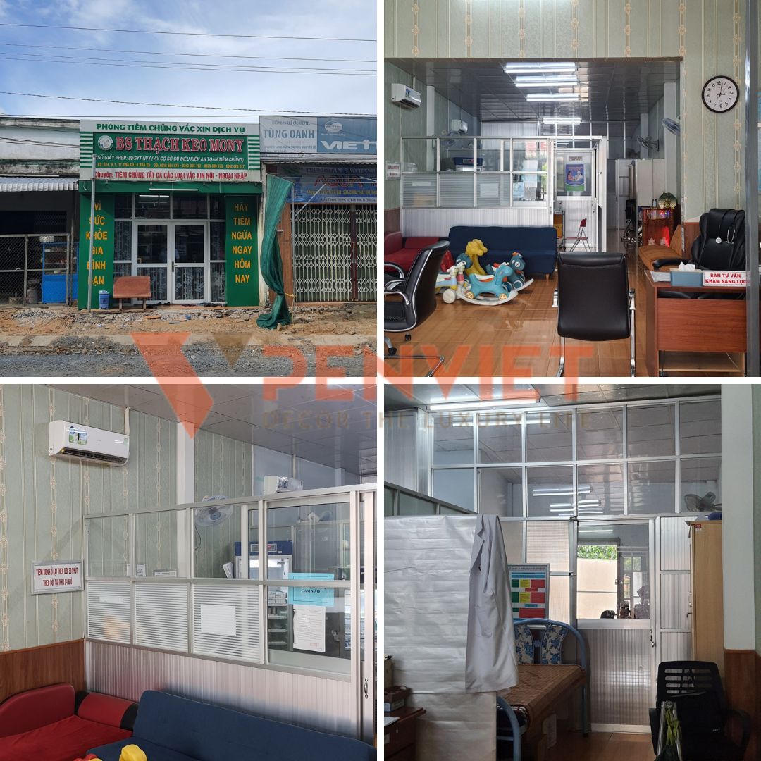 Hiện trạng mặt bằng phòng tiêm chủng Keo Mony