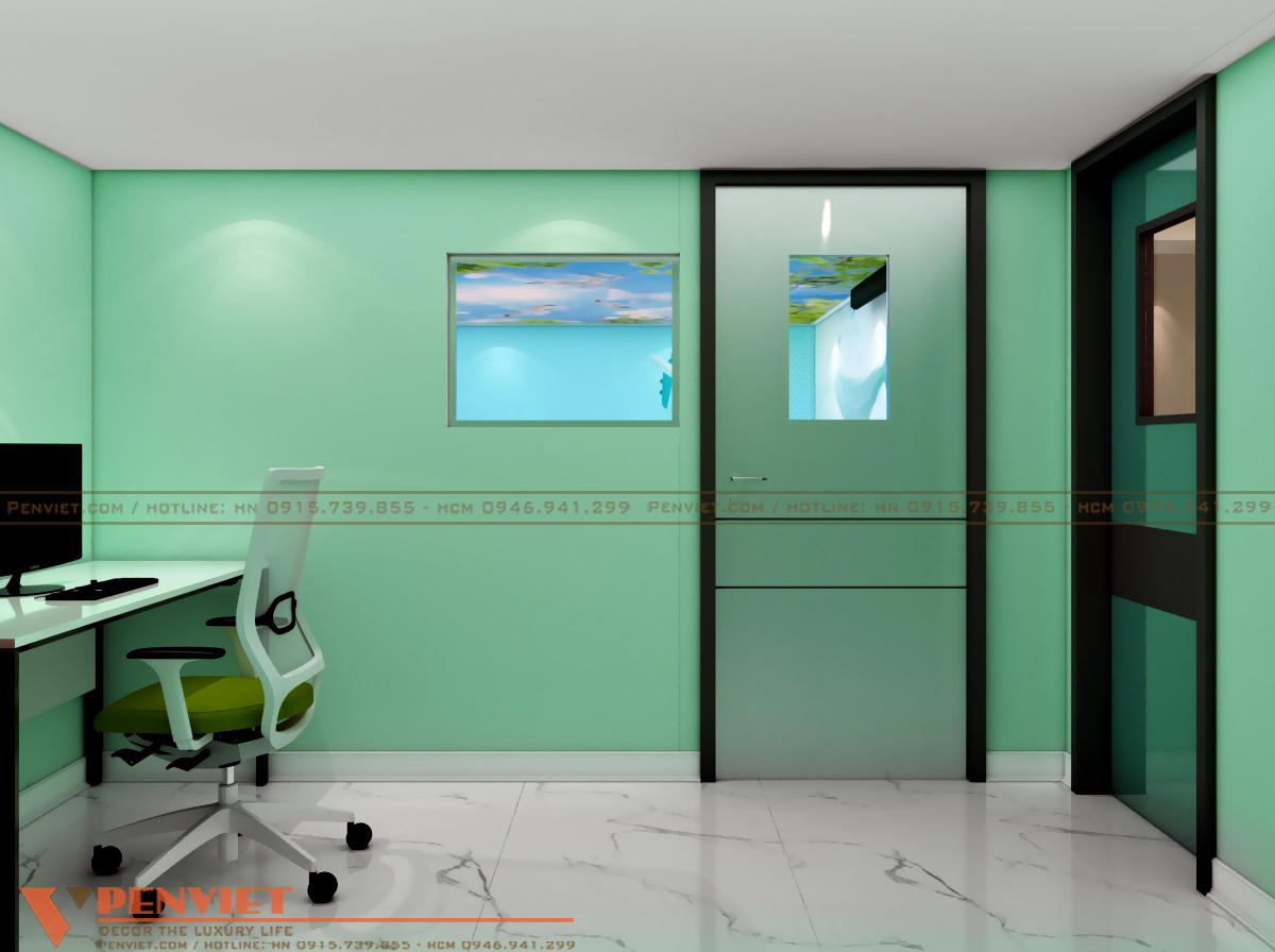 Thiết kế phòng điều khiển chụp CT