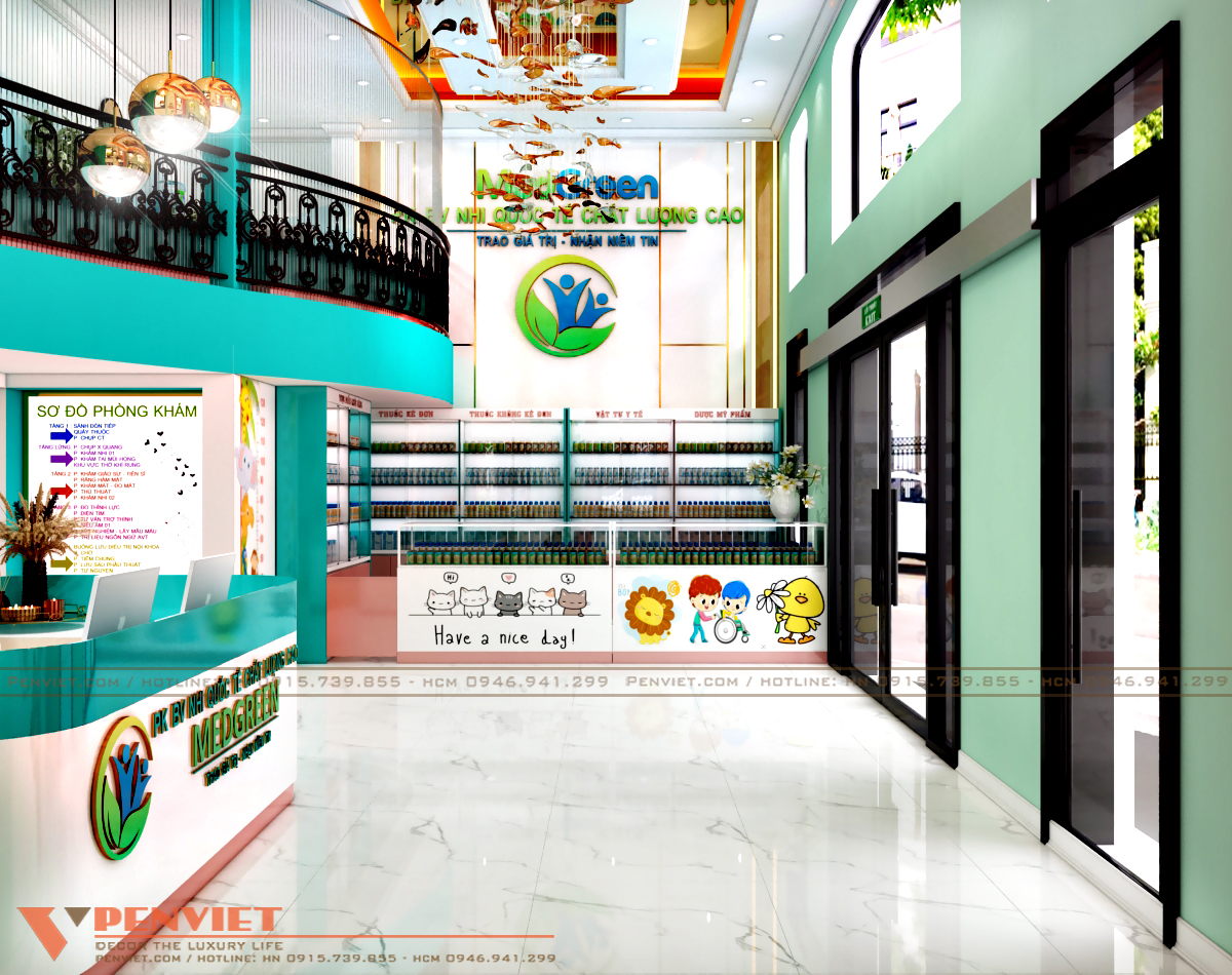 Thiết kế nhà thuốc bệnh viện