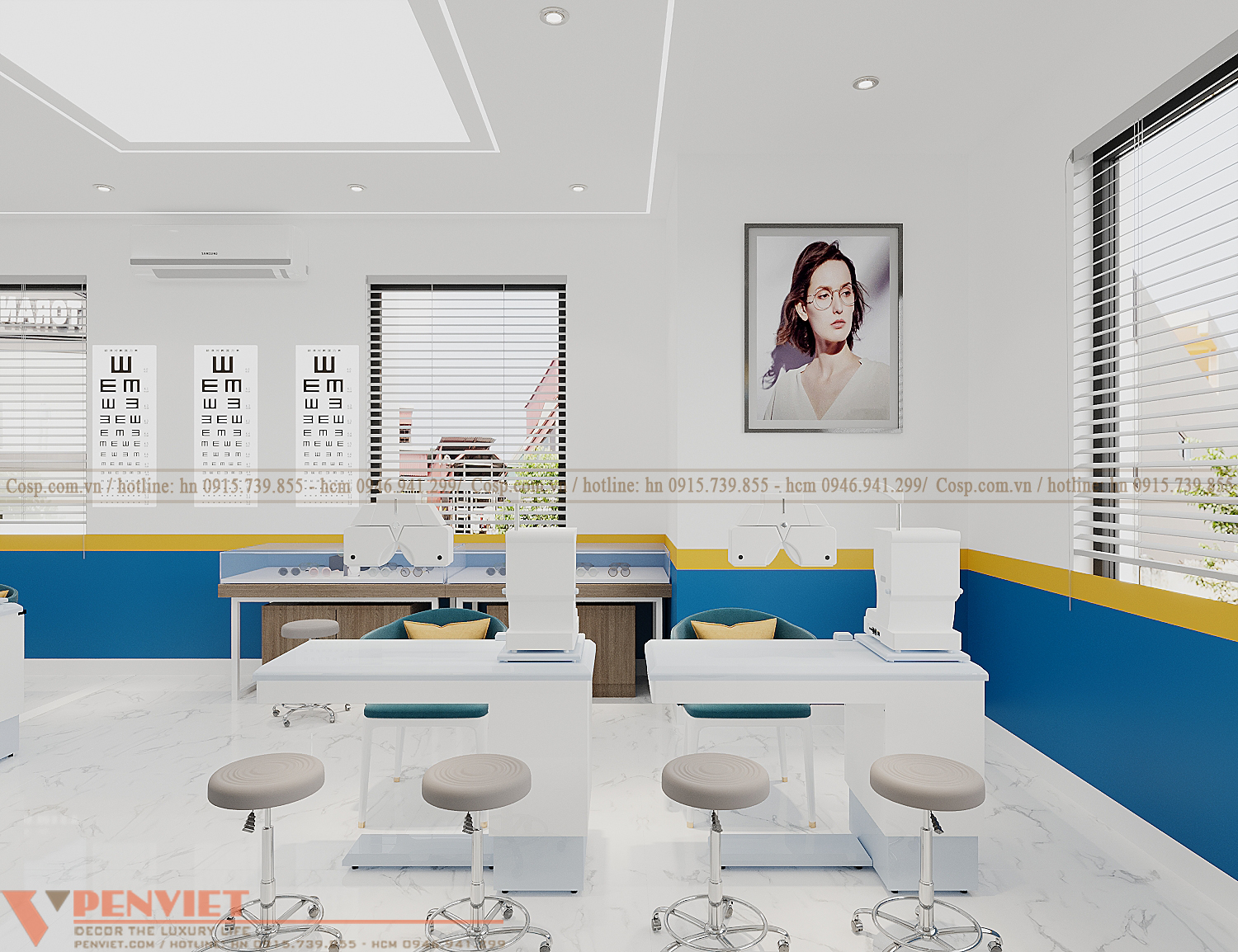 Thiết kế phòng khám mắt