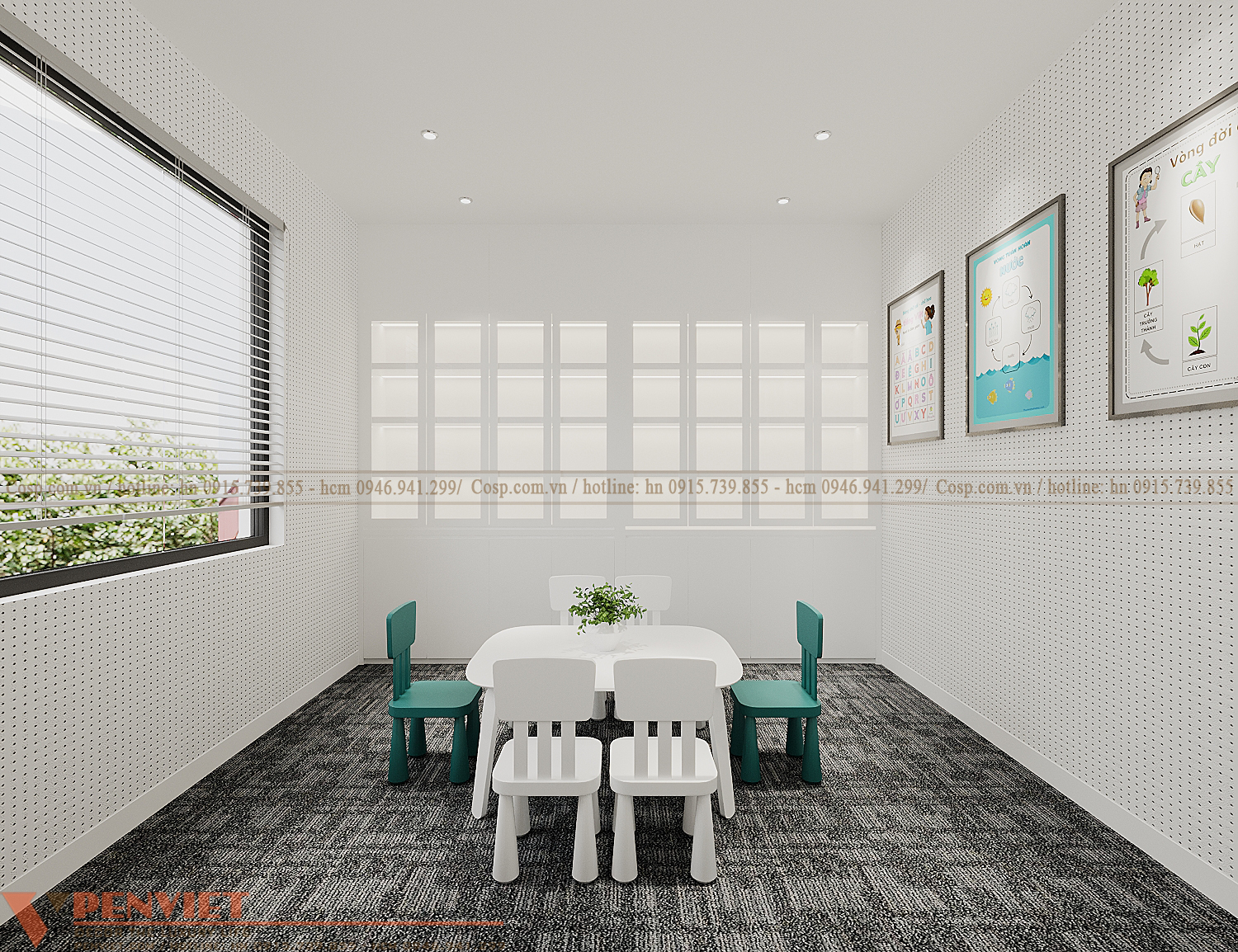 Thiết kế phòng điều trị ngôn ngữ avt