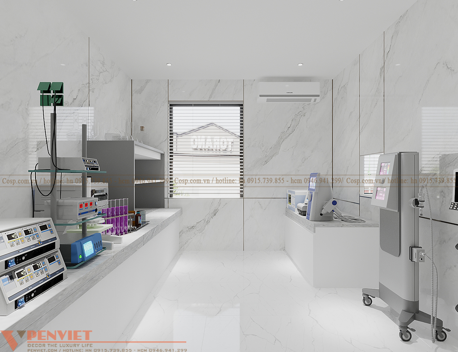Thiết kế phòng xét nghiệm