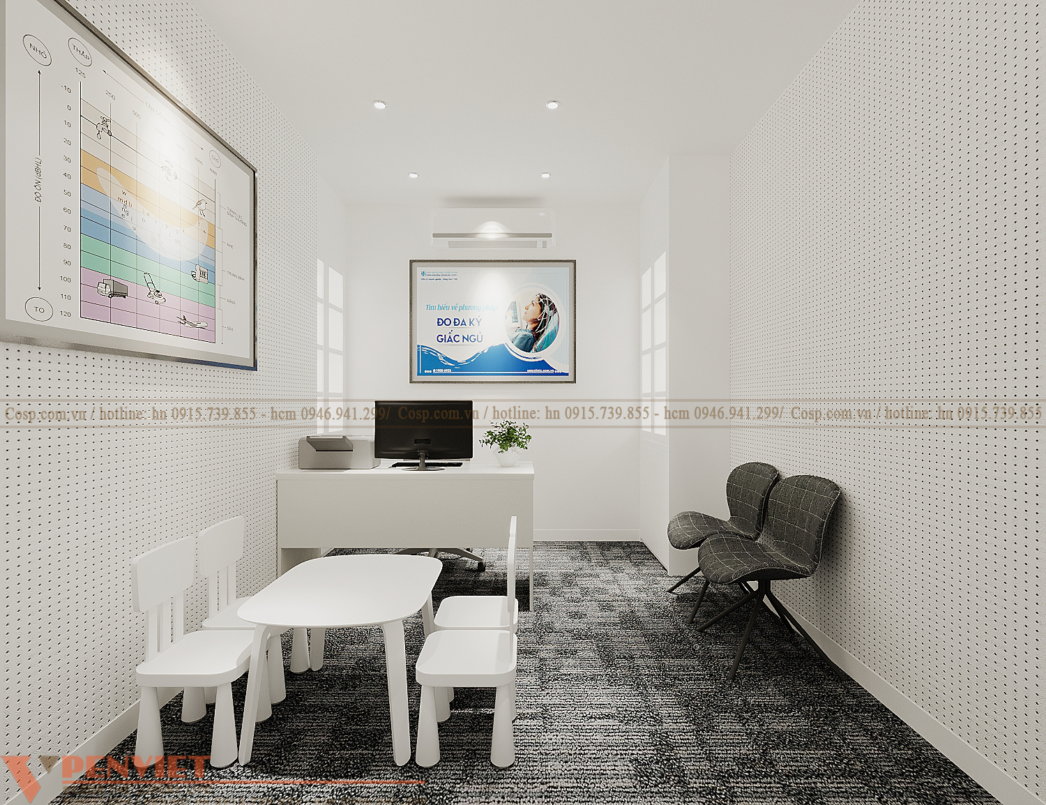 Thiết kế phòng đo thức