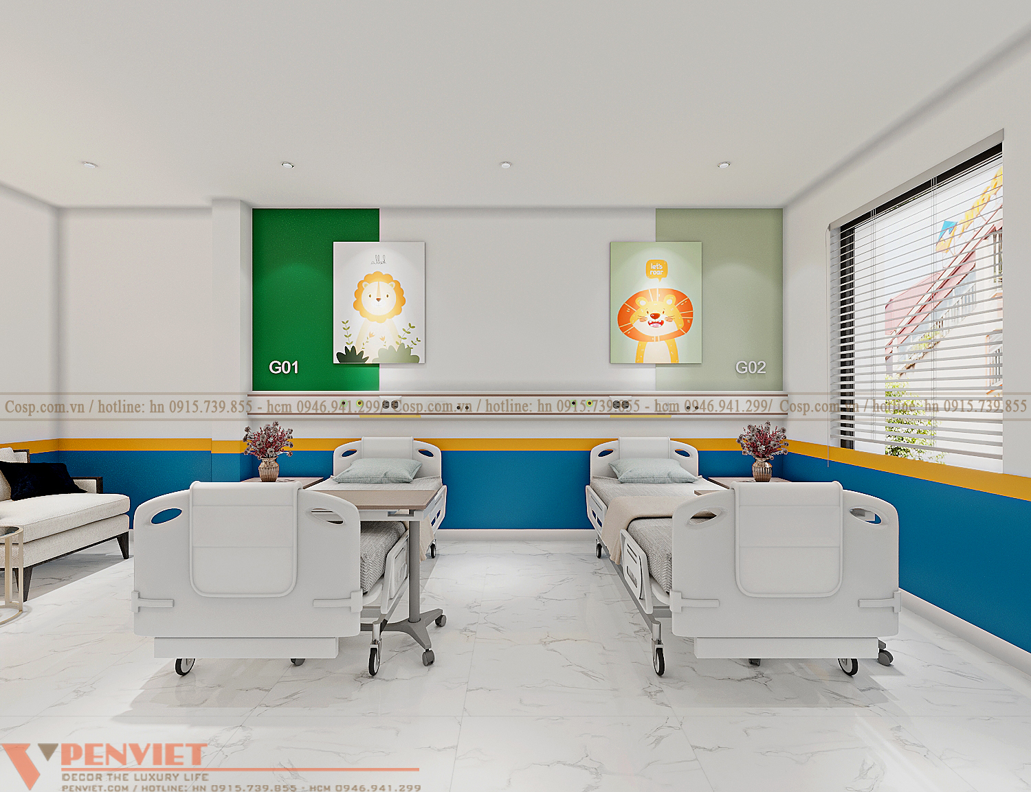 Thiết kế buồng lưu sau phẫu thuật