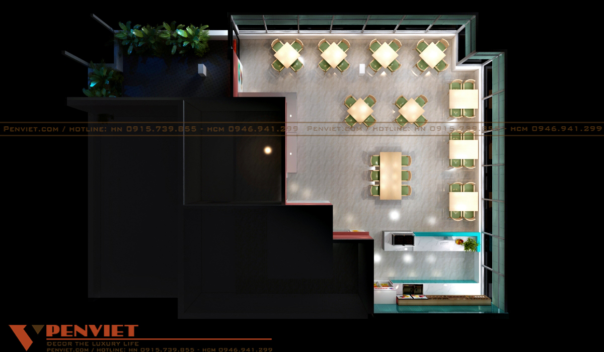 Thiết kế căn tin bệnh viện nhi