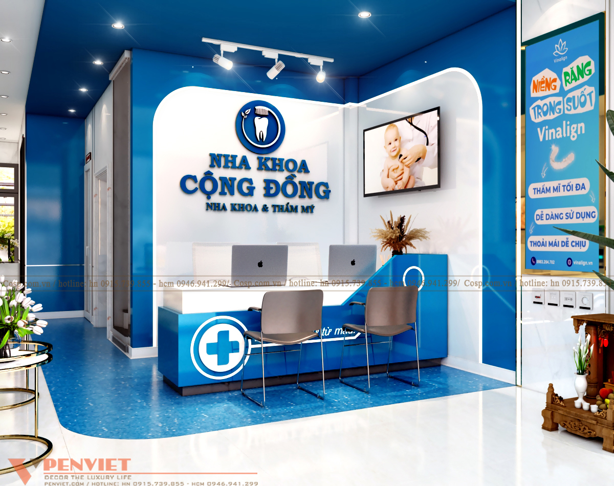Thiết kế phòng khám nha khoa Cộng Đồng