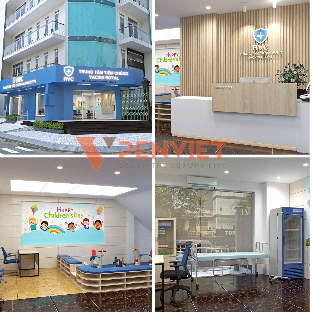 Thiết kế trung tâm tiêm chủng RVC