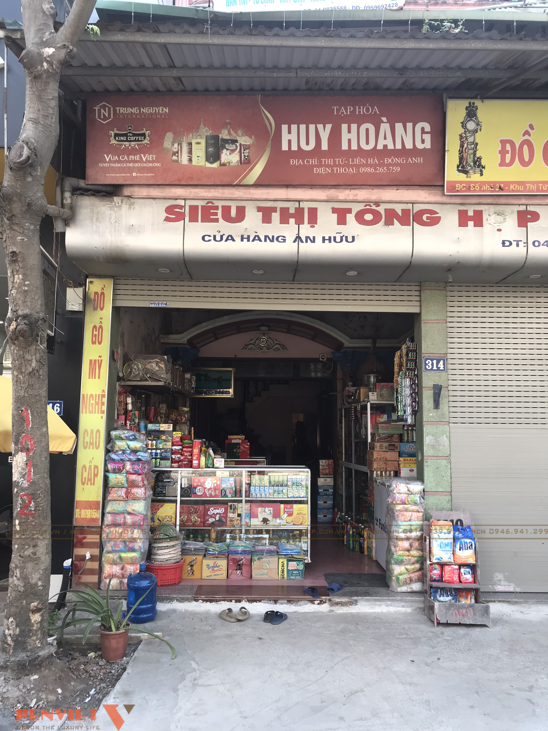Hiện trạng mặt bằng phòng khám