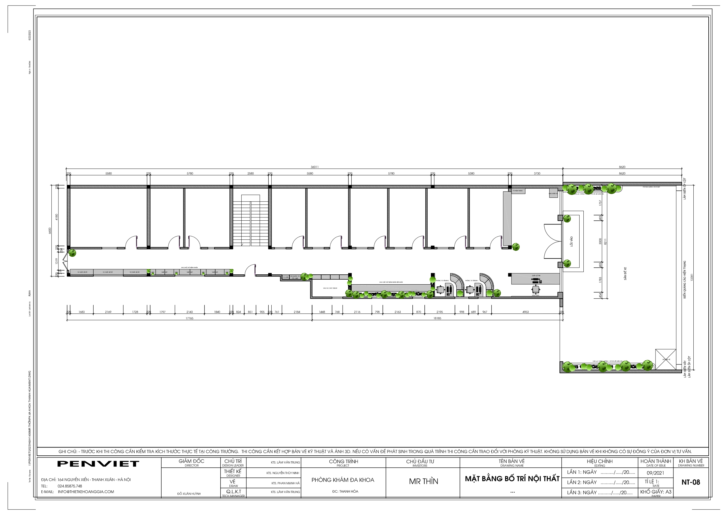 Bố trí mặt bằng công năng