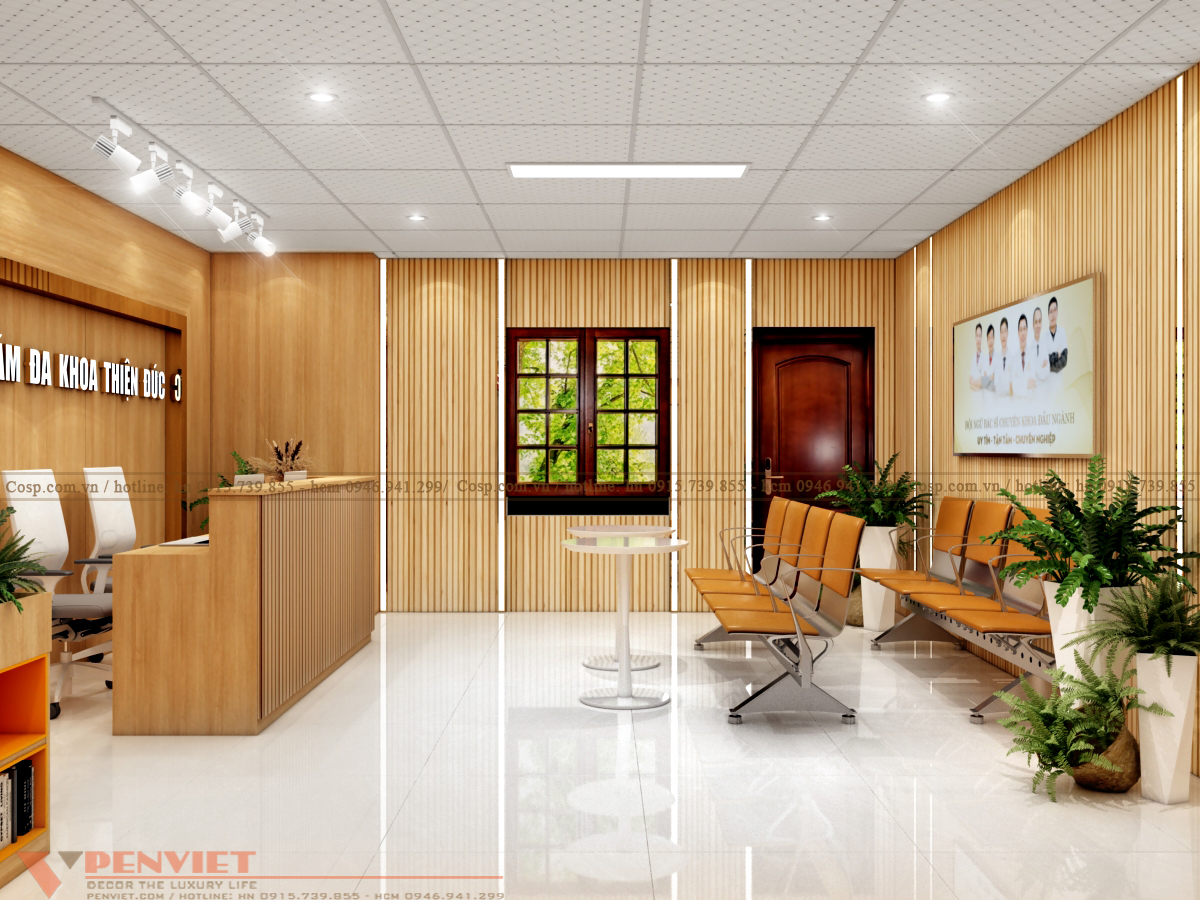 Thiết kế phòng khám đa khoa Thiện Đức