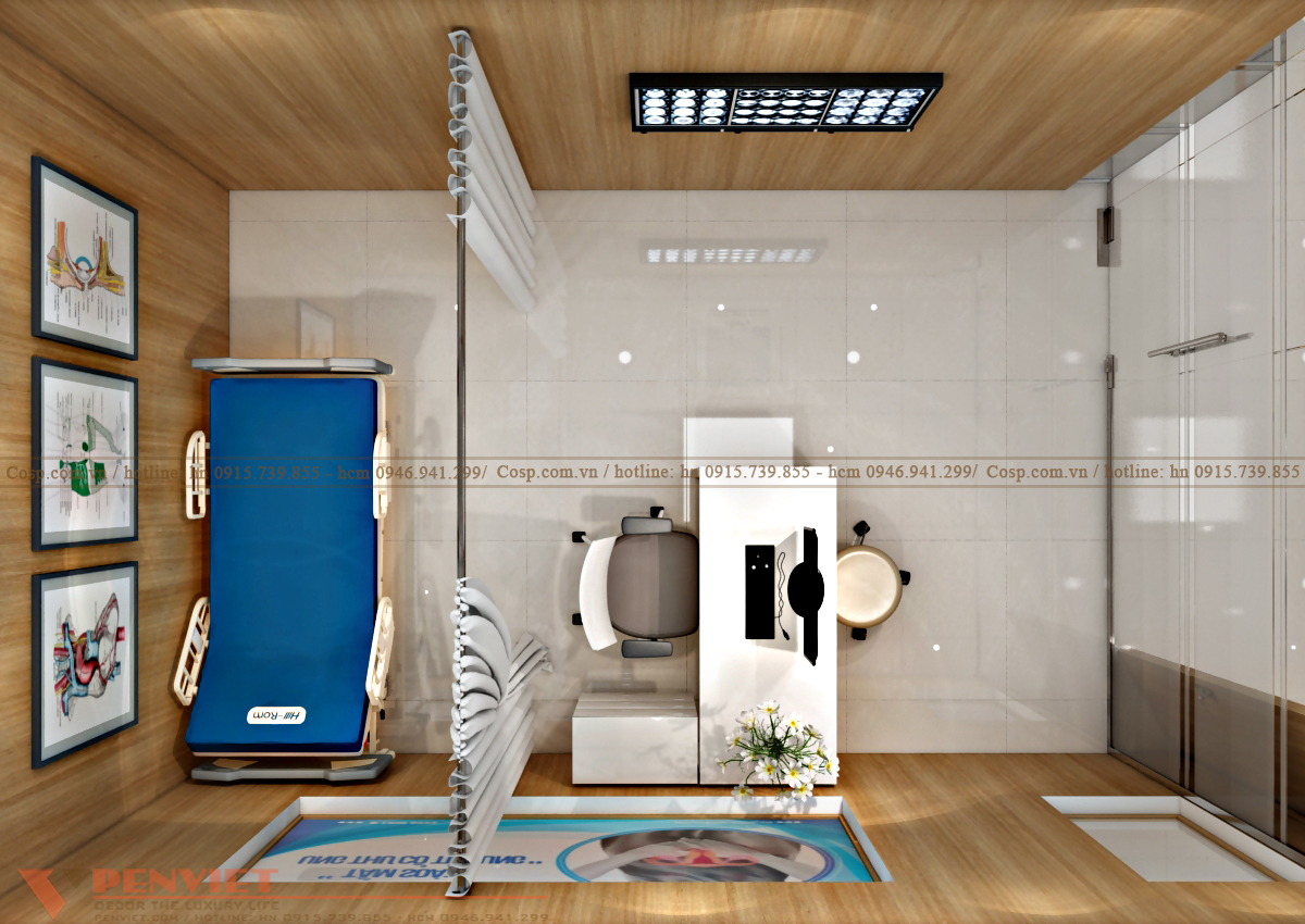 Thiết kế phòng khám ngoại