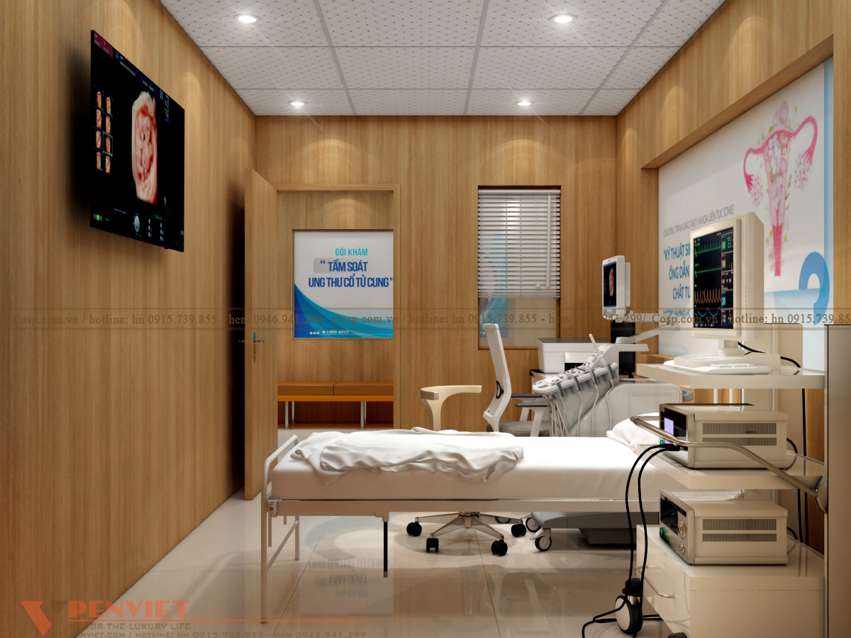 thiết kế phòng khám đa khoa Thiện Đức - Phòng xét nghiệm