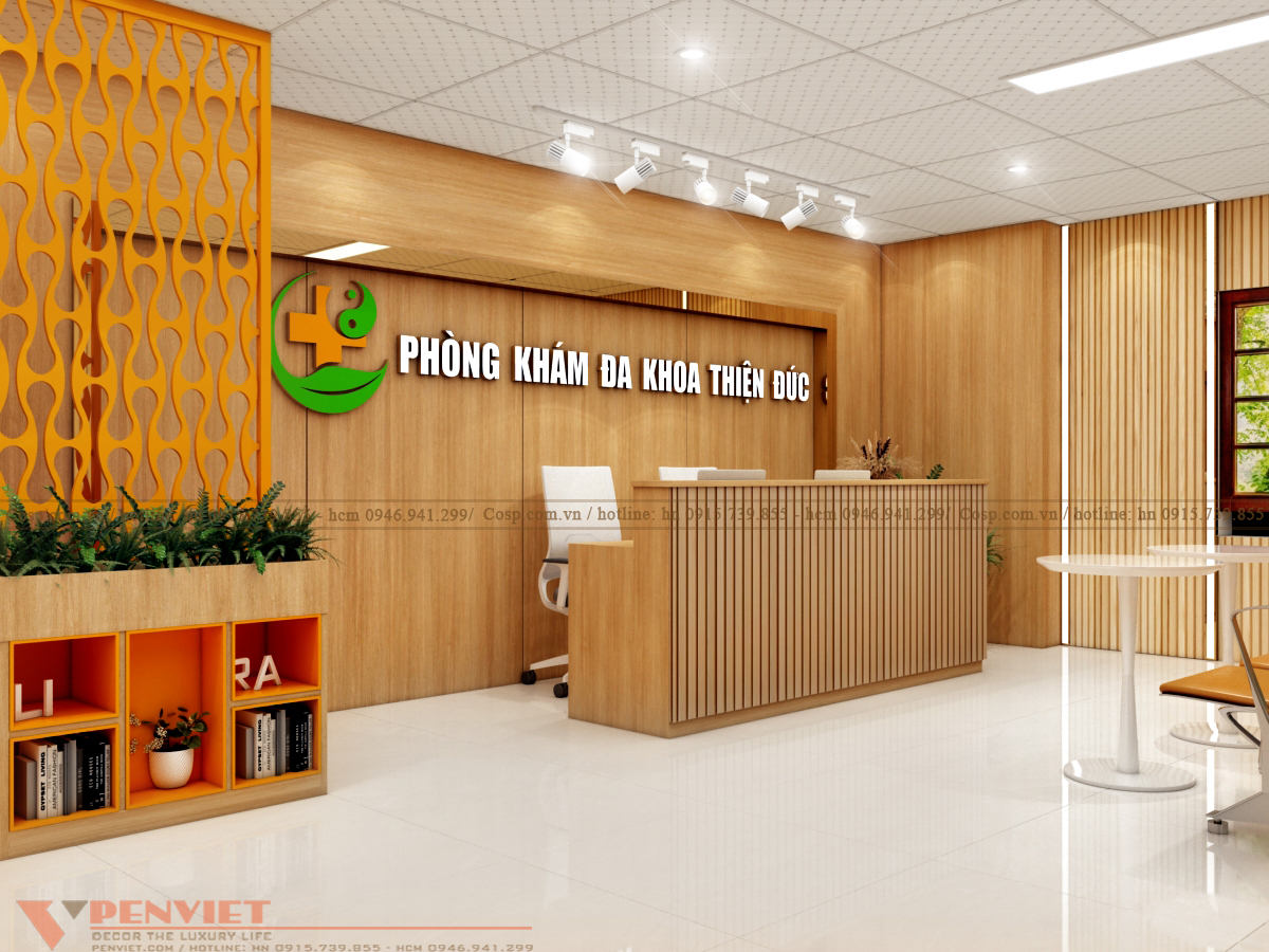 Thiết kế phòng khám đa khoa Thiện Đức