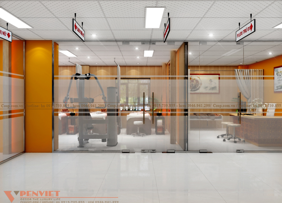 Thiết kế phòng điều trị vật lý trị liệu