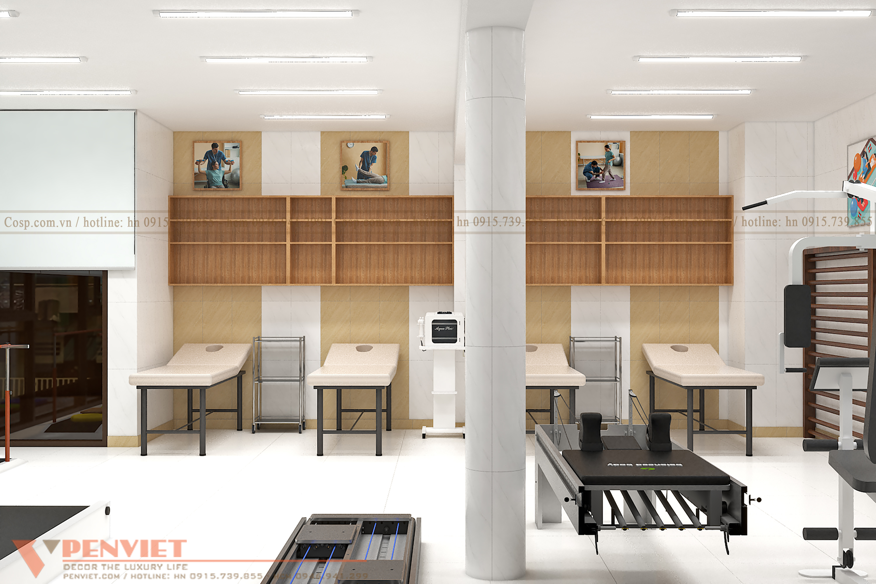 Thiết kế phòng vật lý trị liệu