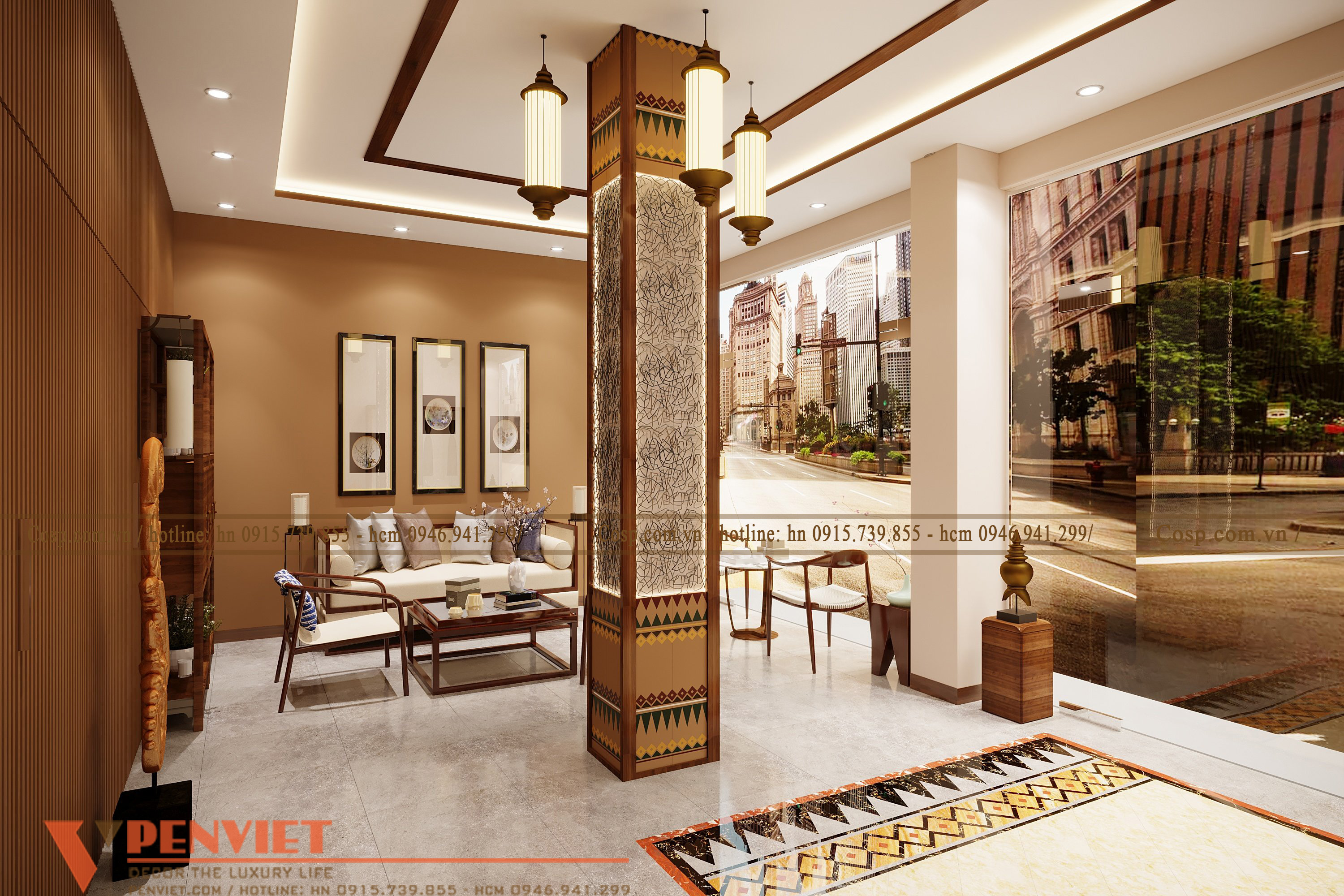 Biến nhược điểm trở thành điểm nhấn ấn tượng cho không gian