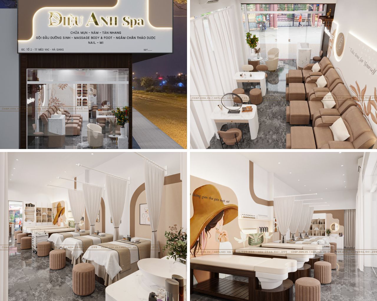 Thiết kế spa diệu anh