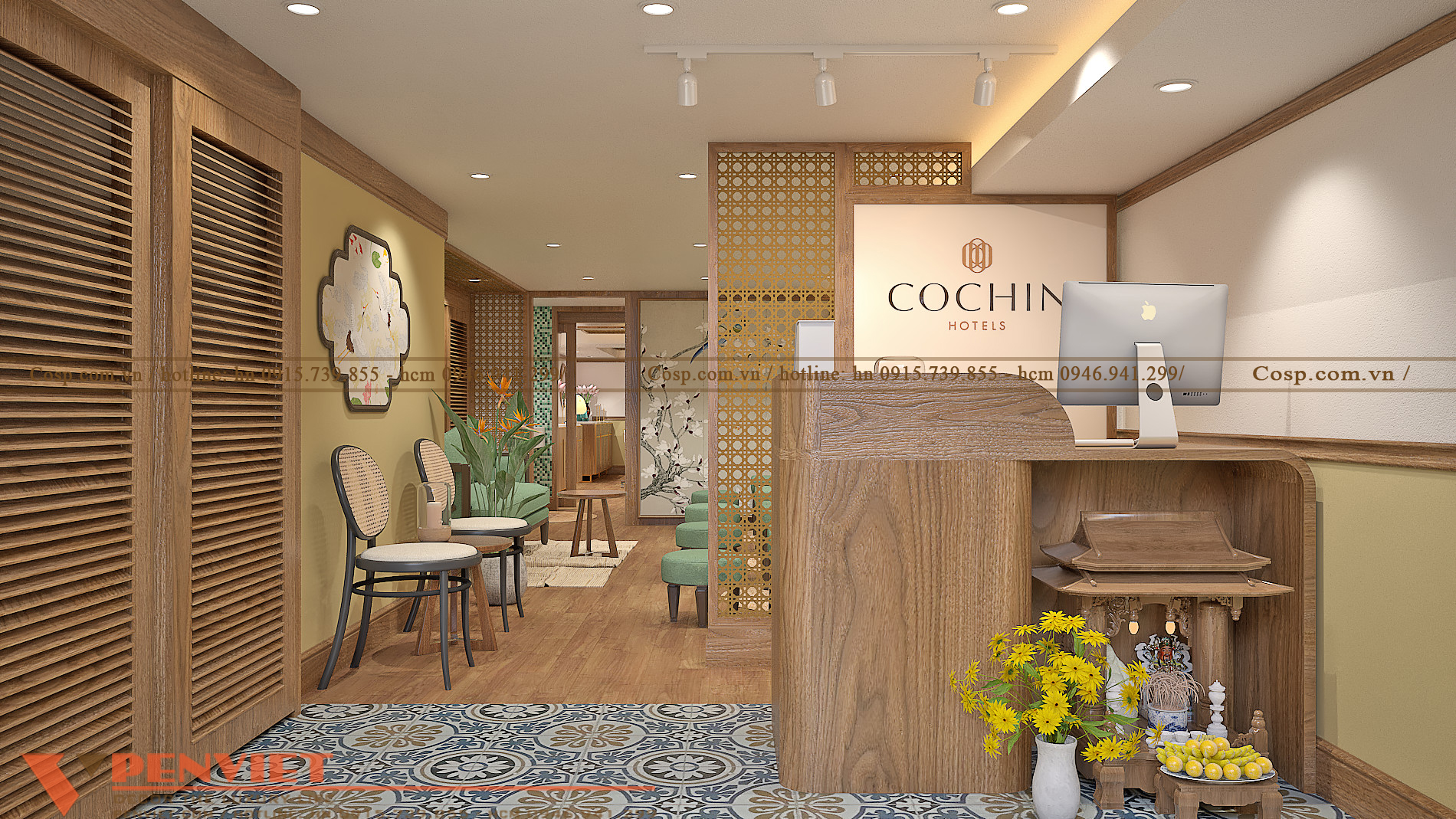 Thiết kế phòng lế tân