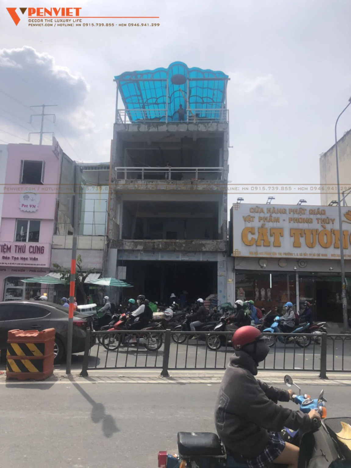 Hiện trạng mặt tiền trước thiết kế