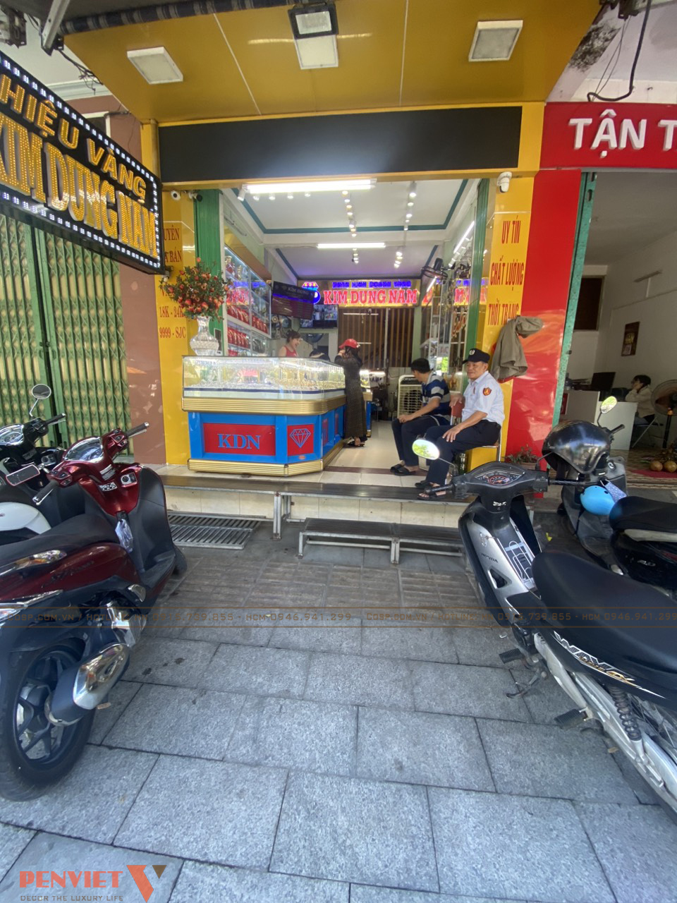 hiện trạng mặt bằng tiệm vàng