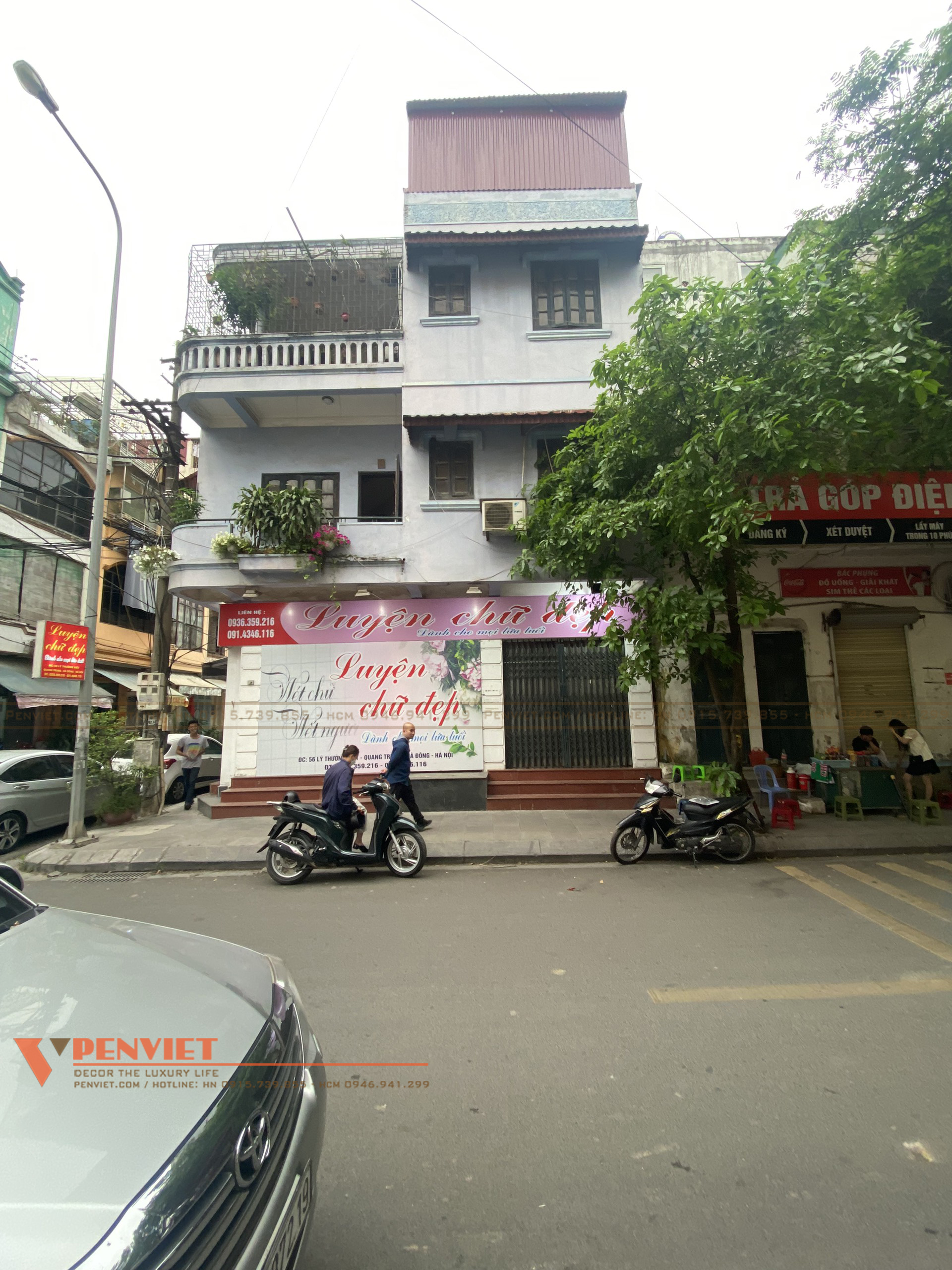 Hiện trạng mặt tiền tiệm vàng