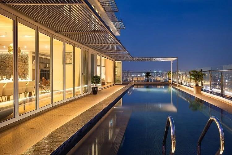 ​Penthouse được trang bị những tiện nghi riêng đẳng cấp