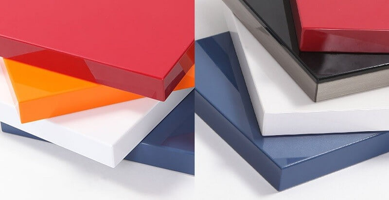 ​Gỗ acrylic với màu sắc đa dạng, bắt mắt