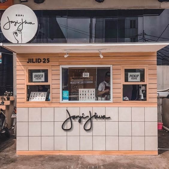 Thiết kế quán trà sữa trên mây