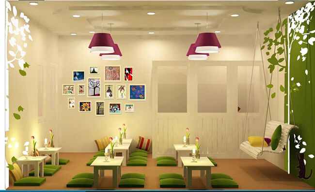 Không gian tinh tế với điểm nhấn màu sắc sáng tạo