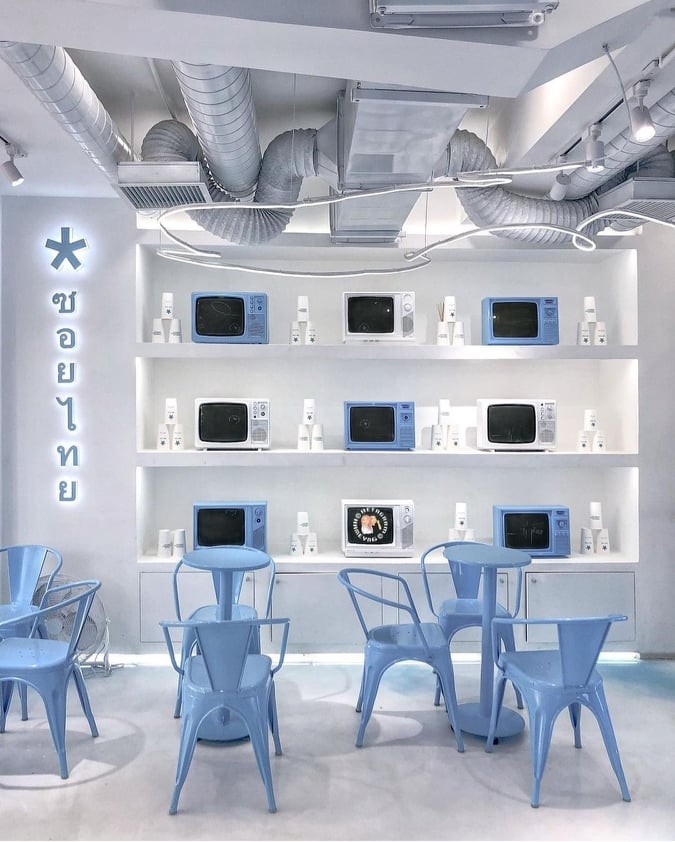 Màu xanh dương khiến chúng ta cảm thấy nhẹ nhàng, thư thái