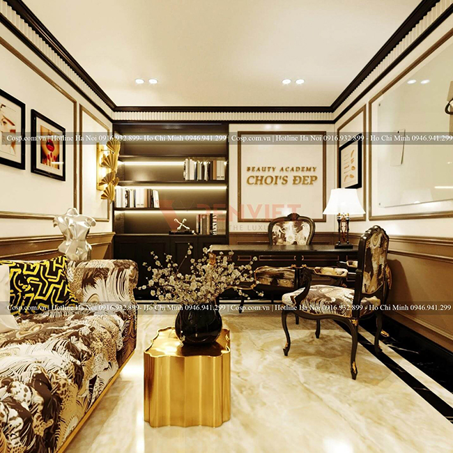 Xử lý vật liệu tinh tế, sáng tạo giúp tăng tính thẩm mỹ cho thiết kế Spa