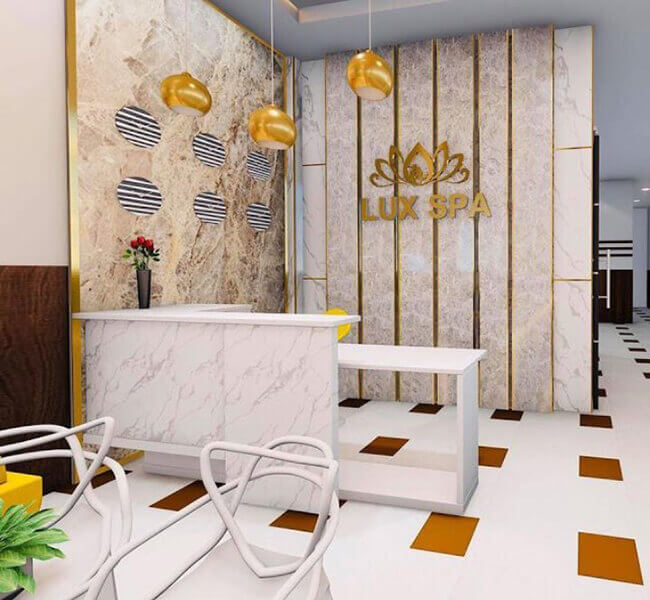 Quầy thu ngân bao quát được hết không gian