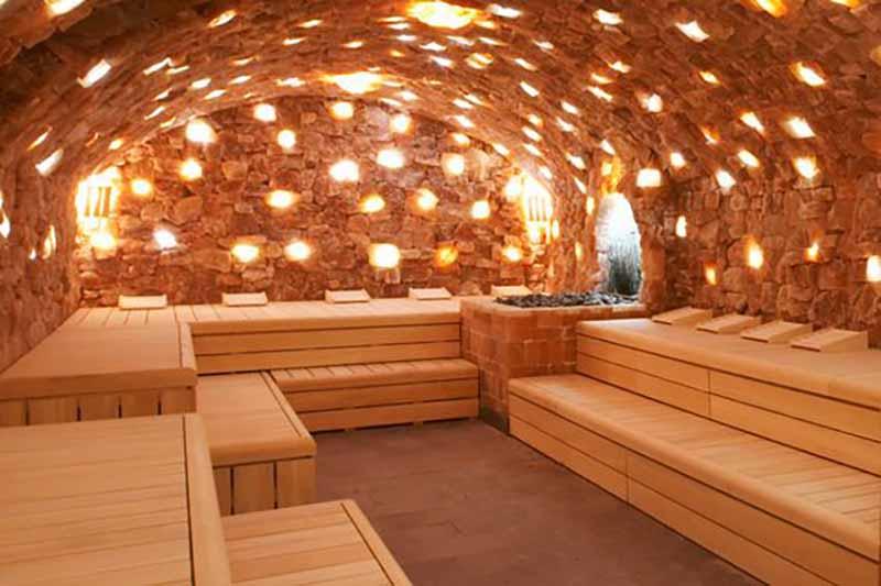 ​Các phòng xông hơi là điểm đặc trưng nhất trong thiết kế spa phong cách Hàn Quốc