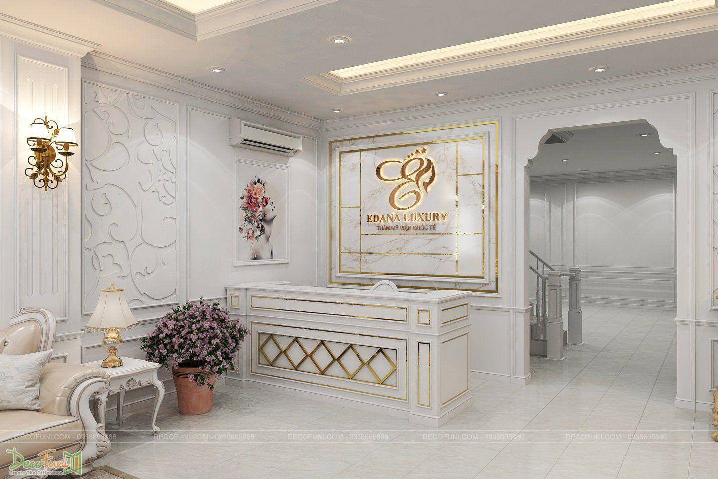 Thiết kế spa theo phong cách Tân Cổ Điển
