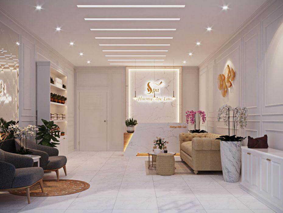 Đá tự nhiên mang đến sự sang trọng cho nội thất spa đẹp