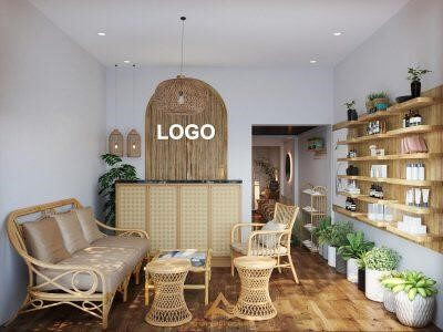 Sử dụng mây tre trong phong cách thiết kế spa Indochine