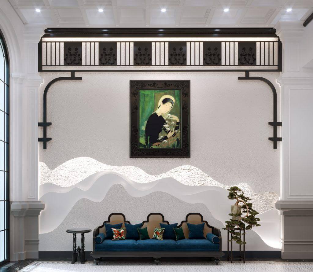 Phong cách thiết kế spa thể hiện nét văn hóa truyền thống của dân tộc