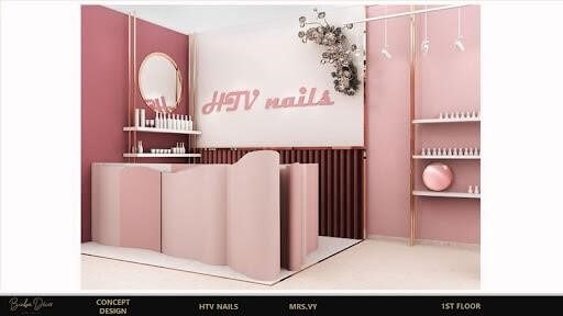 ​Sự kết hợp màu sắc mang đến hình ảnh spa chuyên nghiệp