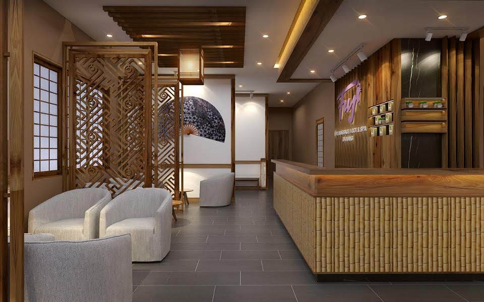 Thiết kế phòng khách spa FUJI